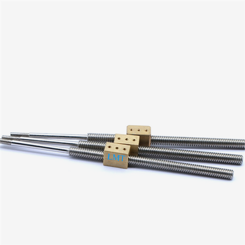 Diameter 8mm Lead 12mm Tr8x12 Lead Screw 2mm Pitch 6 Thread Starts with Nut 