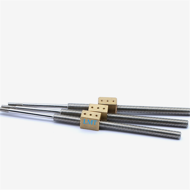 Diameter 8mm Lead 12mm Tr8x12 Lead Screw 2mm Pitch 6 Thread Starts with Nut 