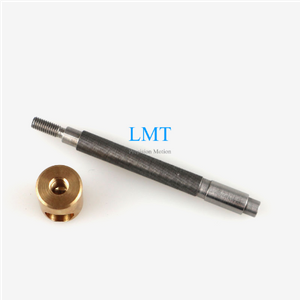 Diameter 9.525mm Lead 0.635mm Tr9.525x0.635 Lead Screw with Brass Round Nut