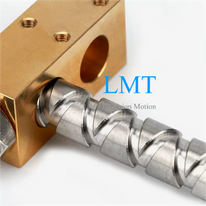 Diameter 8mm Lead 8mm Level Winder Self Reversing Screw And Brass Block Nut