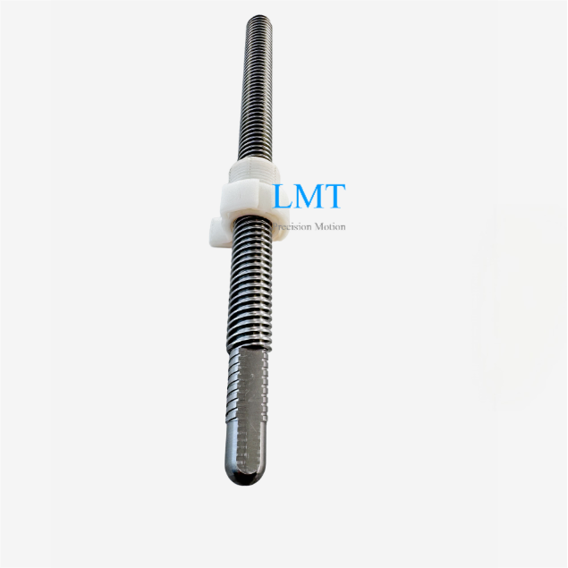 12mm Diameter 4mm Lead Tr12x4 Trapezoidal Thread Screw Rod And Acetal Nut