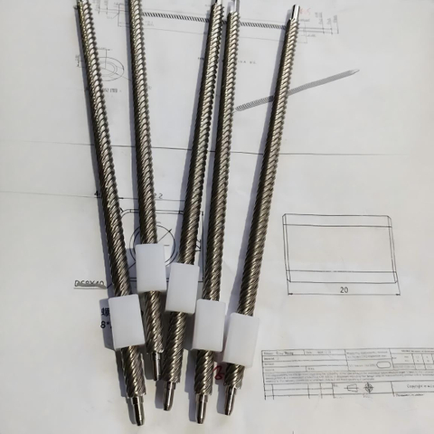 Low Noise Tr8x24 T8x24 SUS304 Lead Screw And Square Nut Assembly