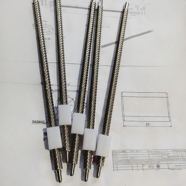 Low Noise Tr8x24 T8x24 SUS304 Lead Screw And Square Nut Assembly