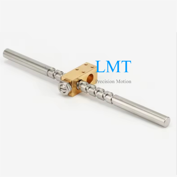 20mm Diameter 20mm Lead Self Reverse Spooling Screw And Brass Square ...
