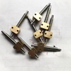 6mm Diameter 6mm Lead T6X6 Tr6x6 6x6 SUS304 Lead Screw with Brass Square Nut