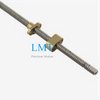 Diameter 9.525mm Lead 2.54mm Tr9.525x2.54 SUS304 Lead Screw And Brass Nut