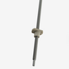 Wear-resistant T10x3 Stainless Steel Lead Screw And PEEK Flange Nut
