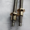 Diameter 20mm Lead 20mm Tr20x20 SUS304 Lead Screw And Bronze Flange Nut