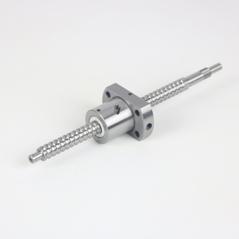 Diameter 10mm Pitch 4mm Flanged Nut Custom 1004 Ground Ball Screw