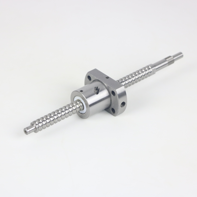 Diameter 10mm Pitch 4mm Flanged Nut Custom 1004 Ground Ball Screw