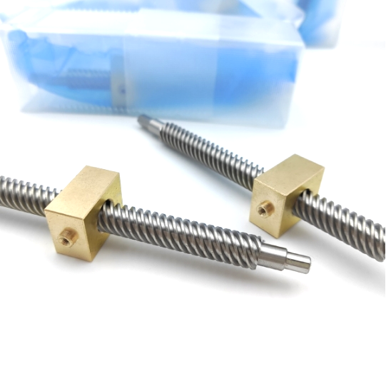 Tr6x12 Compact Custom Trapezoidal Lead Screw with 6x12 Nut