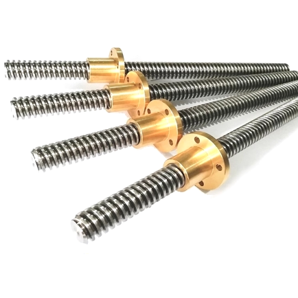 Tr18x8 Durable Trapezoidal Lead Screw with T18 Nut