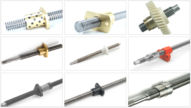 Trapezoidal screws