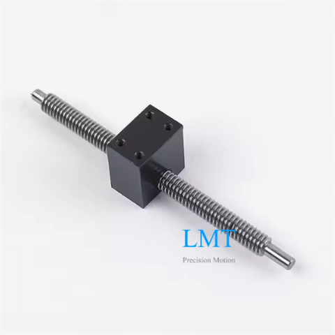 T6x1.5 Dia 6mm Lead 1.5mm Lead Screw with Plastic Square Nut