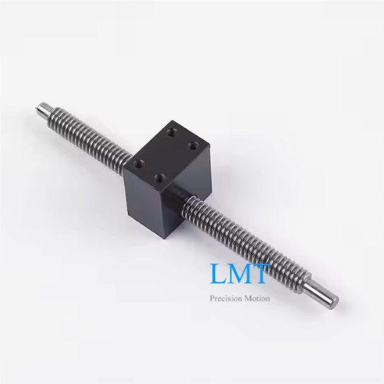 T6x1.5 Dia 6mm Lead 1.5mm Lead Screw with Plastic Square Nut