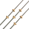 Tr10x6 Bi-directional Trapezoidal Screw with Custom Nut