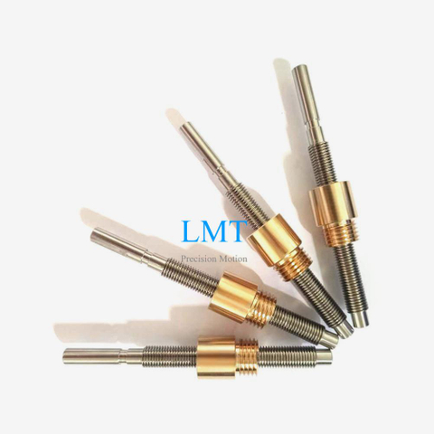 10mm Diameter 1mm Lead Rolled Trapezoidal Lead Screw with Nut