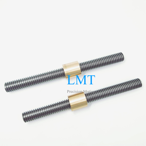 Tr10x2 ROHS Compliant Rolled Lead Screw with Round Nut