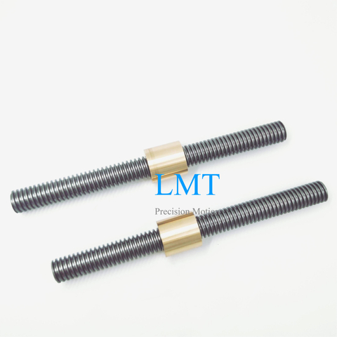 Tr10x2 ROHS Compliant Rolled Lead Screw with Round Nut