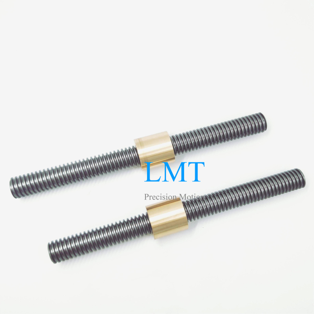 Tr10x2 ROHS Compliant Rolled Lead Screw with Round Nut