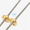 Diameter 4.76mm Lead 1.27mm ACME Lead Screw 4.76x1.27 Single Thread Start with Brass Flange Nut 