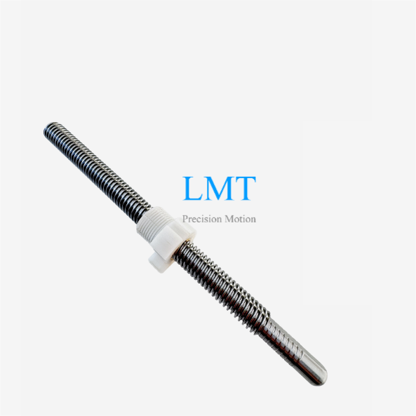 12mm Diameter 4mm Lead Tr12x4 Trapezoidal Thread Screw Rod And Acetal Nut