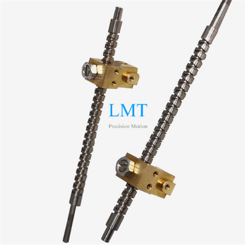 Precision 10mm Diameter 5mm Lead 10x5 Level Winder Diamond Screw And Brass Nut