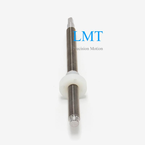 OD 14mm Pitch 2.5mm Tr14x2.5 SUS304 Lead Screw And Flange Acetal Nut