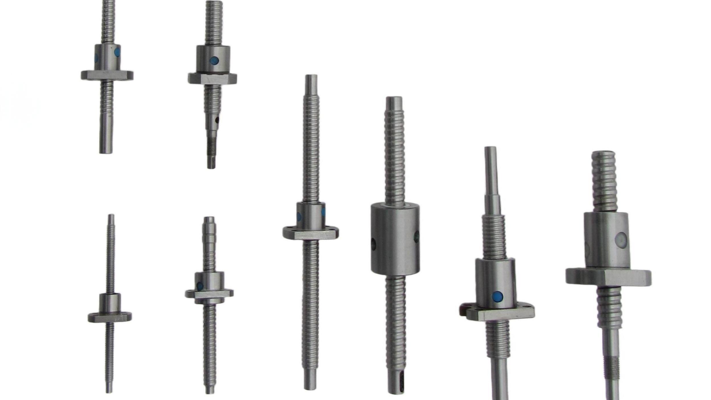 Mini rolled ball screws