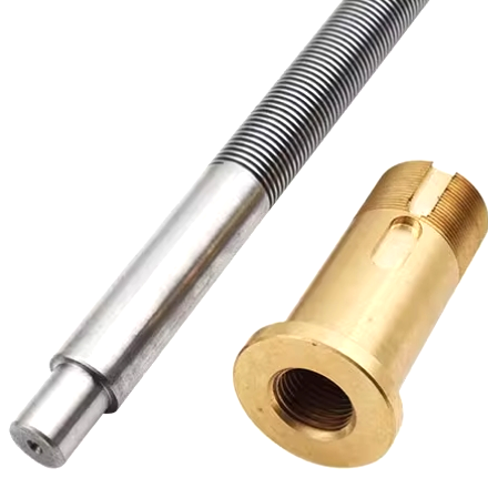 Tr16x3 Smooth Custom Trapezoidal Screw And Nut