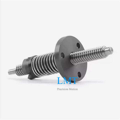 T5x2 Diameter 5mm Lead 2mm Lead Screw with Flange Anti-backlash Nut