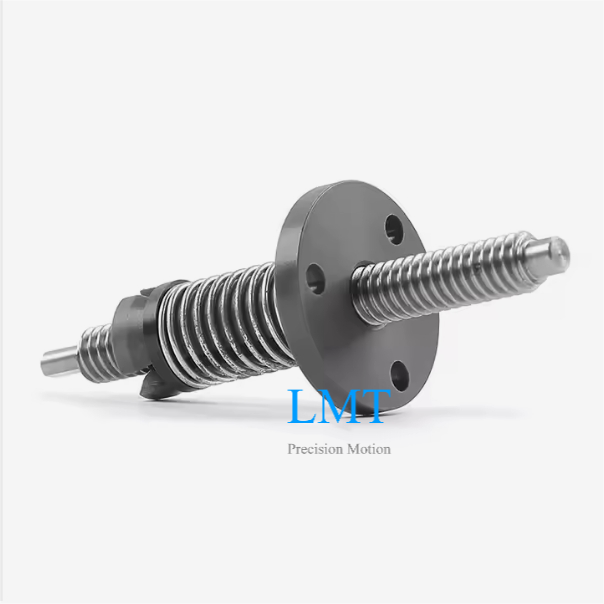 T5x2 Diameter 5mm Lead 2mm Lead Screw with Flange Anti-backlash Nut
