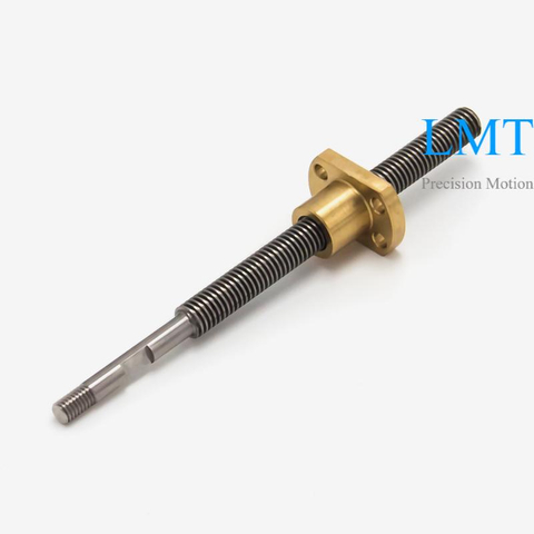 Tr8x1 ROHS Compliant Rolled Precision Lead Screw with Nut