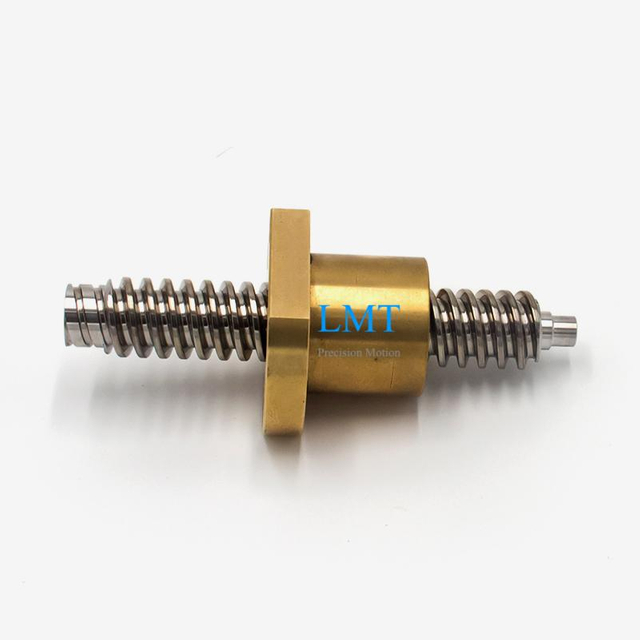 6.35x5.08 Rolled ACME Thread Lead Screw with Flange Nut