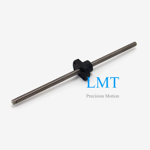 Tr5x2 ROHS Compliant Rolled Lead Screw with Plastic Nut