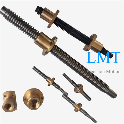 Tr16x3 ROHS Compliant Rolled Lead Screw with Copper Alloy Nut