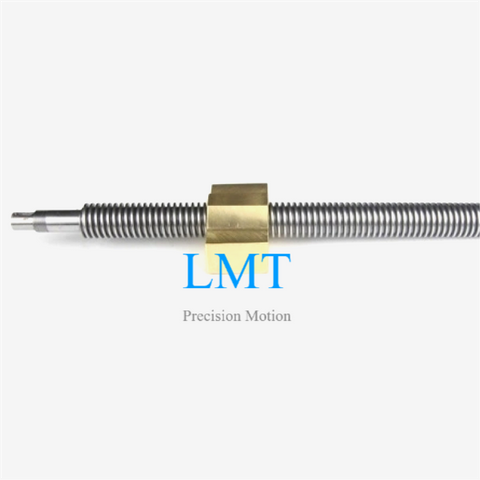 Tr12x4 Rolled Lead Screw And Nut ROHS Compliant T12 Screw 2mm Pitch 2 Starts