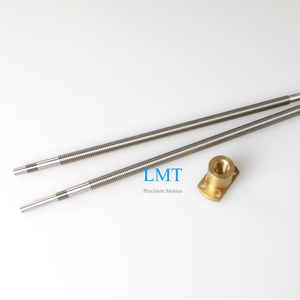 9.525x1.27 ROHS Compliant SS304 ACME Screw with Flange Nut