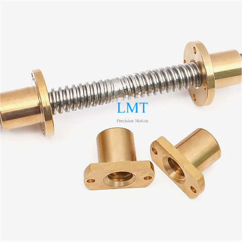 Tr16x4 Bidirectional Screw 4mm Pitch Single Thread Start T16 Twin Lead Screw with Nut