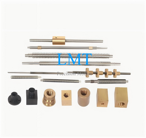 Tr4.5x0.8 Diameter 4.5mm Lead 0.8mm T4.5 Miniature Lead Screw with Nut ROHS Compliant 