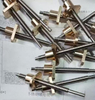 Diameter 6mm Lead 1mm Tr6x1 T6x1 Trapezoidal T6 Lead Screw with Brass Flange Nut