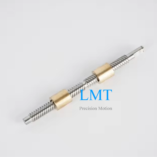 Diameter 12mm Lead 12mm Twin Lead T12x12 Bidirectional Lead Screw And Brass Round Nut