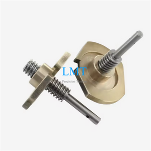 14mm Diameter 4mm Lead Tr14x4 AISI304 Lead Screw And Brass Flange Nut