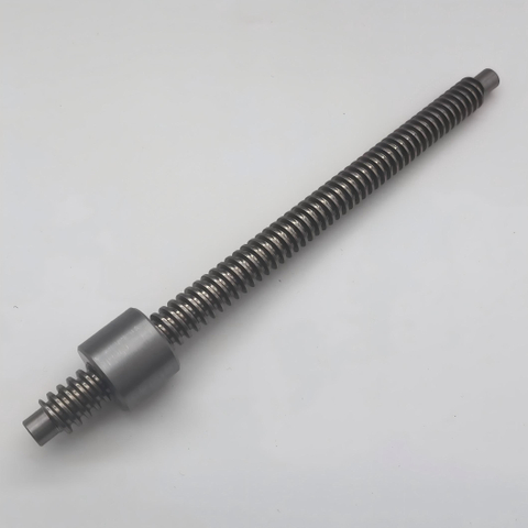 OD 12mm Pitch 3mm Tr12x3 T12x3 SUS304 Lead Screw And C45 Steel Round Nut