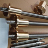 OD 36mm Pitch 6mm Tr36x6 T36x6 SS316 Lead Screw And Bronze Flange Nut