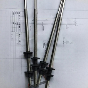 Diameter 8mm Lead 20mm Tr8x20 SUS304 Lead Screw And POM Flange Nut