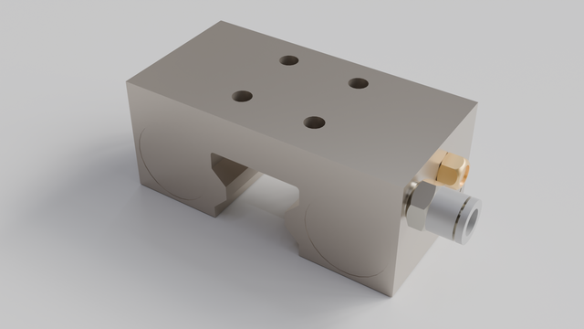 Pneumatic normally open roller guide clamps
