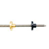 Tr6x1.5 Rolled Lead Screw with Round Flange Nut