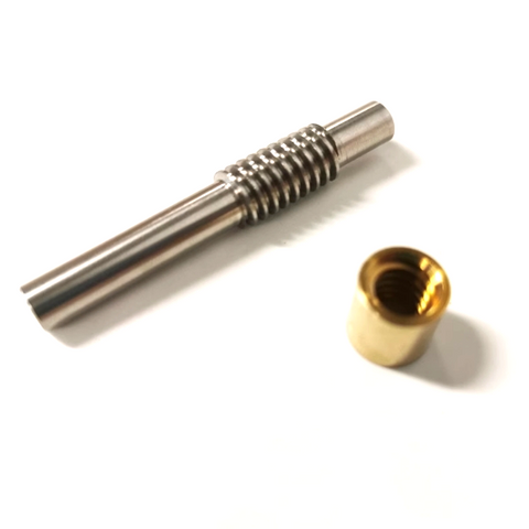 Tr10x1.5 Trapezoidal Screw with Brass Cylindrical Nut