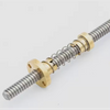 Tr12x2.5 Dia 12mm Lead 2.5mm SS304 Lead Screw with Nut 